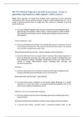 NU 570 Clinical Vignettes for Self-Assessment &ndash; Exam 1 &vert; Questions and Answers &vert; 2025 Update &vert; 100&percnt; Correct&period;