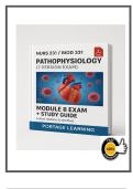 BIOD 331 &sol; NURS 231 Pathophysiology &ndash; Module 8 Exam &ndash; Portage Learning &ndash; Latest 2025