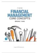 TEST BANK FOR Financial Management&colon; Core Concepts 5th edition by Raymond Brooks&comma; Jimmy Yang ISBN&colon;978-0135355985 COMPLETE GUIDE ALL CHAPTERS COVERED 100&percnt; VERIFIED A&plus; GRADE ASSURED&excl;&excl;&excl;&excl;&excl;NEW LATEST UPDATE&excl;&excl;&excl;&excl;