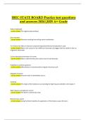IBEC State Board Practice Test &ndash; Solved Questions and Answers 2024&sol;2025 &lpar;A&plus; Verified&rpar;