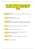ISA Arborist Study Guide &ndash; Sample Test Questions with Complete Multiple-Choice Answers 2025 &lpar;Updated&comma; A&plus; Grade&rpar;