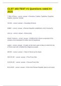 CLST 103 TEST &num;1 Questions rated A&plus; 2025