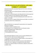 EEOB 3310 EXAM QUESTIONS AND 100&percnt; CORRECT ANSWERS