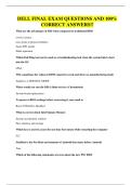 DELL EXAM QUESTIONS AND 100&percnt; CORRECT VERIFIED ANSWERS