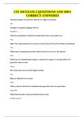 CIT 105 EXAM QUESTIONS AND 100&percnt; CORRECT VERIFIED ANSWERS
