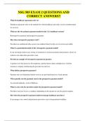 NSG 505 EXAM 2 QUESTIONS AND CORRECT ANSWERS&period;