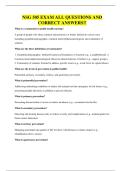 NSG 505 EXAMS BUNDLE&comma; ALL WITH QUESTIONS AND 100&percnt; CORRECT ANSWERS