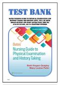 Test Bank for Bates Nursing Guide to Physical Examination and History Taking 3rd Edition &lpar;LWW&comma; 2021&rpar; by Beth Hogan Quigley and Mary Louise Palm&comma; Isbn no&semi; 9781975161095&comma; all 24 Chapters Covered