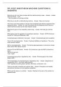 DR&period; KOST ANESTHESIA MACHINE QUESTIONS & ANSWERS