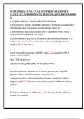 NURS 1130 EXAM I ACTUAL COMPLETE EXAM&vert;WITH  ACCURATE QUESTIONS AND VERIFIED ANSWERS&vert;GRADED  A