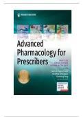 TEST BANK For Advanced Pharmacology for Prescribers 1st Edition Luu Kayingo Test Bank ISBN&colon;9780826195463&vert;Complete Guide A&plus; Newest Edition Instant Download
