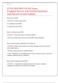 CCNA SECOPS 210-255 Exam &ndash; Complete Review with Verified Questions and Answers &lpar;Latest Update&rpar;