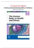 The Human Body in Health and Illness 7th Edition Test Bank by Barbara Herlihy&comma; All Chapters  Updated