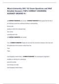 Miami University SOC 153 Exam Questions and Well Detailed Answers &lpar;100&percnt; CORRECT ANSWERS&rpar; ALREADY GRADED A&plus;