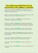 WGU D665 Exam UPDATED ACTUAL  QUESTIONS AND CORRECT ANSWERS
