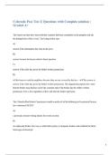 Colorado POST Study Test Questions with Complete  solution &vert; Graded A&plus; 