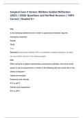 Surgical Case 4 Vernon Watkins Guided Reflection &lpar;2025 &sol; 2026&rpar; Questions and Verified Answers &vert; 100&percnt; Correct &vert; Graded A&plus;