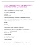 NURS 571 FINAL EXAM WITH CORRECT QUESTIONS AND ANSWERS 2025