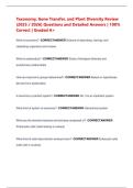 Taxonomy&comma; Gene Transfer&comma; and Plant Diversity Review &lpar;2025 &sol; 2026&rpar; Questions and Detailed Answers &vert; 100&percnt; Correct &vert; Graded A&plus;