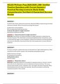 NCLEX PN Exam Prep 2025&sol;2026 &vert; 200&plus; Verified Practice Questions with Correct Answers &vert; Practical Nursing Licensure Study Guide&comma; Comprehensive Test Bank & Guaranteed Success Review