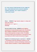 N&period;C&period; Claims Adjuster EXAM 2025&sol;2026 ACTUAL COMPLETE  REAL  EXAM QUESTIONS WITH ACCURATE ANSWERS  &lpar;VERIFIED ANSWERS&rpar; &vert; GET IT RIGHT&excl;&excl; GRADED A&plus;                       &sol; 2025 LATEST EXAM&excl;&excl; 