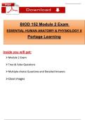 BIOD 152 Module 2 Problem Set Exam Portage Learning Questions and Answers &lpar;Verified Answers&rpar;