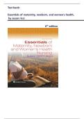 Test Bank&colon; Essentials of Maternity&comma; Newborn&comma; and Women&rsquo;s Health&comma; 6th Edition by Susan Ricci&comma; All Chapters 1-51 Covered&vert;&vert; Newest Edition 2025