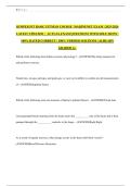 SEMPER FIT BASIC FITNESS COURSE  MARINENET EXAM &vert; 2025-2026 LATEST UPDATED &vert;   ACTUAL EXAM QUESTIONS WITH SOLUTIONS &vert; 100&percnt; RATED CORRECT &vert; 100&percnt; VERFIED SOLTIONS &vert; ALREADY GRADED A&plus;
