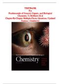 Fundamentals of General&comma; Organic&comma; and Biological Chemistry 7th Edition Test Bank &ndash; Complete Chapter-by-Chapter Multiple-Choice Questions ISBN 9780321750839