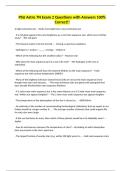 PSU Astro 7N Exam 2 Questions with Answers 100&percnt; Correct&excl;&excl;