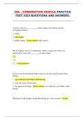 CDL - COMBINATION VEHICLE PRACTICE  TEST 2025 QUESTIONS AND ANSWERS&period; 