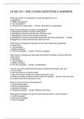 LE 400 CH 1 AND 2 EXAM QUESTIONS & ANSWERS