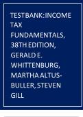 TEST BANK&colon; INCOME TAX FUNDAMENTALS&comma; 38TH EDITION&comma; GERALD E&period; WHITTENBURG&comma; MARTHA ALTUS- BULLER&comma; STEVEN GILL