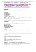 Fall Semester 2025 &vert; Test Bank for Karp&rsquo;s Cell and Molecular Biology 2025&sol;2026 &vert; 235&plus; Verified Exam Questions with Correct Answers & Detailed Rationales &vert; Complete Cell Biology Study Guide and Molecular Exam Preparation Resource