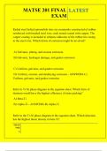 MATSE 201 FINAL EXAM BUNDLE DEAL