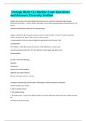 Portage BIOD 151 Module Exam Questions and Answers Correctly Verified