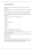 CLC Exam 2024