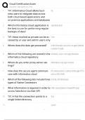 Cloud Certification Exam &sol; Study Guide & Test Bank &sol; 2025 Update & Score 100&percnt;