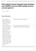RICA Subtest 2 Exam&vert; Complete Exam Questions and CORRECT Answers&vert; &lpar;2025 update&rpar; Assured success&vert; grade A&plus;