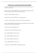 IB SEHS TOPIC 1 ANATOMY QUESTIONS AND ANSWERS&period;