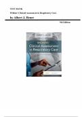 Clinical Assessment in Respiratory Care – Wilkins, 9th Edition (Albert J. Heuer) | Complete Test Bank Chapters 1–21 with Answers