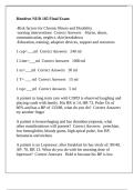 Hondros NUR 185 Final Exam