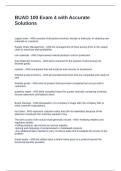BUAD 100 Exam 4 with Accurate Solutions