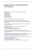 BUAD 301 Exam 1 Exam Questions and Answers