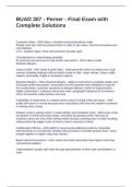 BUAD 307 - Perner - Final Exam with Complete Solutions