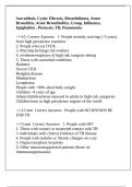 Sarcoidosis&comma; Cystic Fibrosis&comma; Mesothelioma&comma; Acute Bronchitis&comma; Acute Bronchiolitis&comma; Croup&comma; Influenza&comma; Epiglottitis &comma; Pertussis&comma; TB&comma; Pneumonia