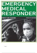 TEST BANK FOR Emergency Medical Responder&colon; First on Scene 12th Edition by Chris Le Baudour&comma; Kaitlyn Laur&eacute;lle&comma; Keith Wesley ISBN&colon; 978-0138100407 COMPLETE GUIDE ALL CHAPTERS COVERED 100&percnt; VERIFIED A&plus; GRADE ASSURED&excl;&excl;&excl;&excl;&excl;NEW LATEST UPDATE&excl;&excl;&excl;&excl;&excl;