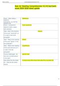 Hesi A2 Reading Comprehension V1&sol;V2 test bank  exam 2025-2026 latest update  