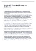 BUAD 453 Exam 1 with Accurate Solutions