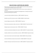 NURA 303 EXAM 1 QUESTIONS AND ANSWERS